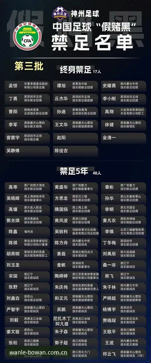 中国足协第三批禁足名单深度解析——博万体育平台独家视角